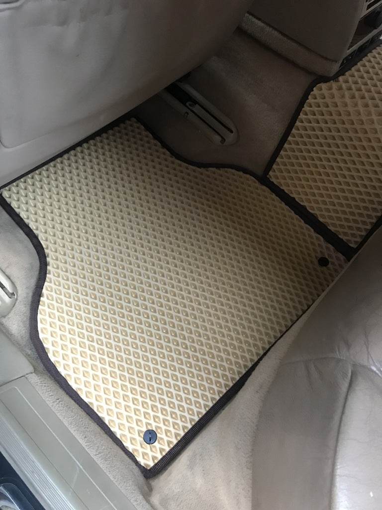 Floor mats (EVA, beige) for BMW 7 series E-38 1994-2001 - Reelken Auto