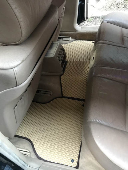 Floor mats (EVA, beige) for BMW 7 series E-38 1994-2001 - Reelken Auto