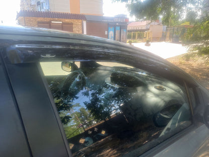 Window Deflectors HB (4 pcs, HIC) for Toyota Yaris 2006-2011 - image 2