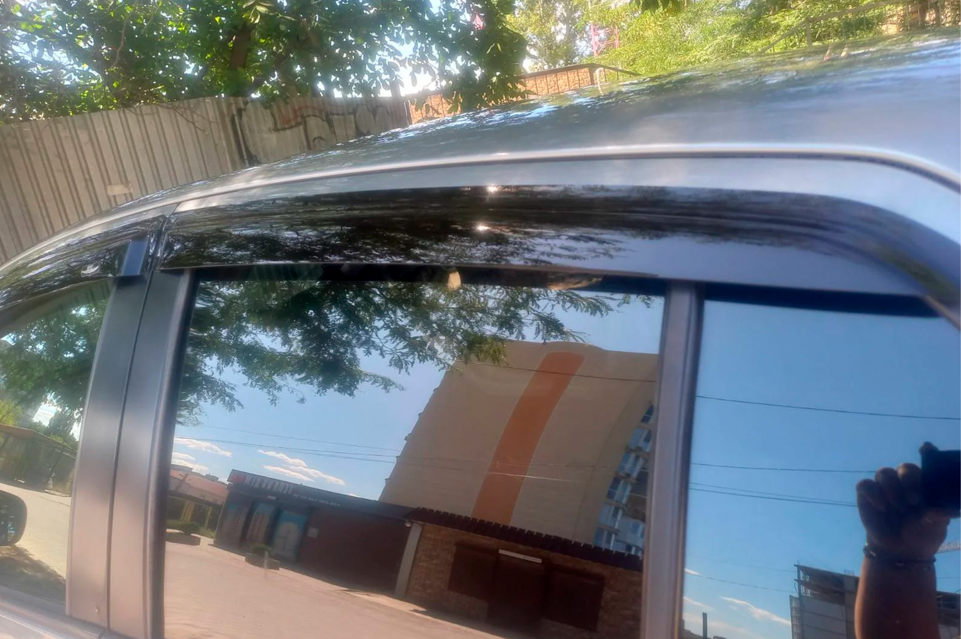 Window Deflectors HB (4 pcs, HIC) for Toyota Yaris 2006-2011 - image 8