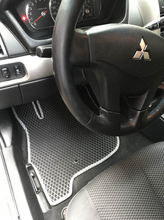 EVA mats (black) for Mitsubishi Galant 2003-2012 - Reelken Auto