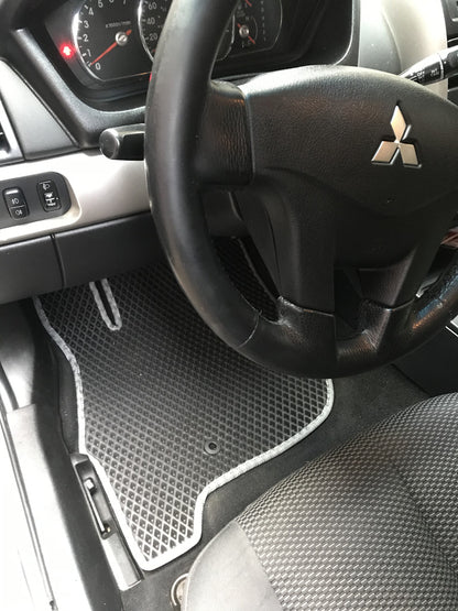 EVA Floor Mats (black) for Mitsubishi Galant 2003-2012 - image 2