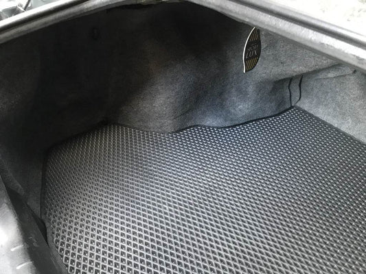 Trunk mat (EVA, black) for Mitsubishi Galant 2003-2012 - Reelken Auto
