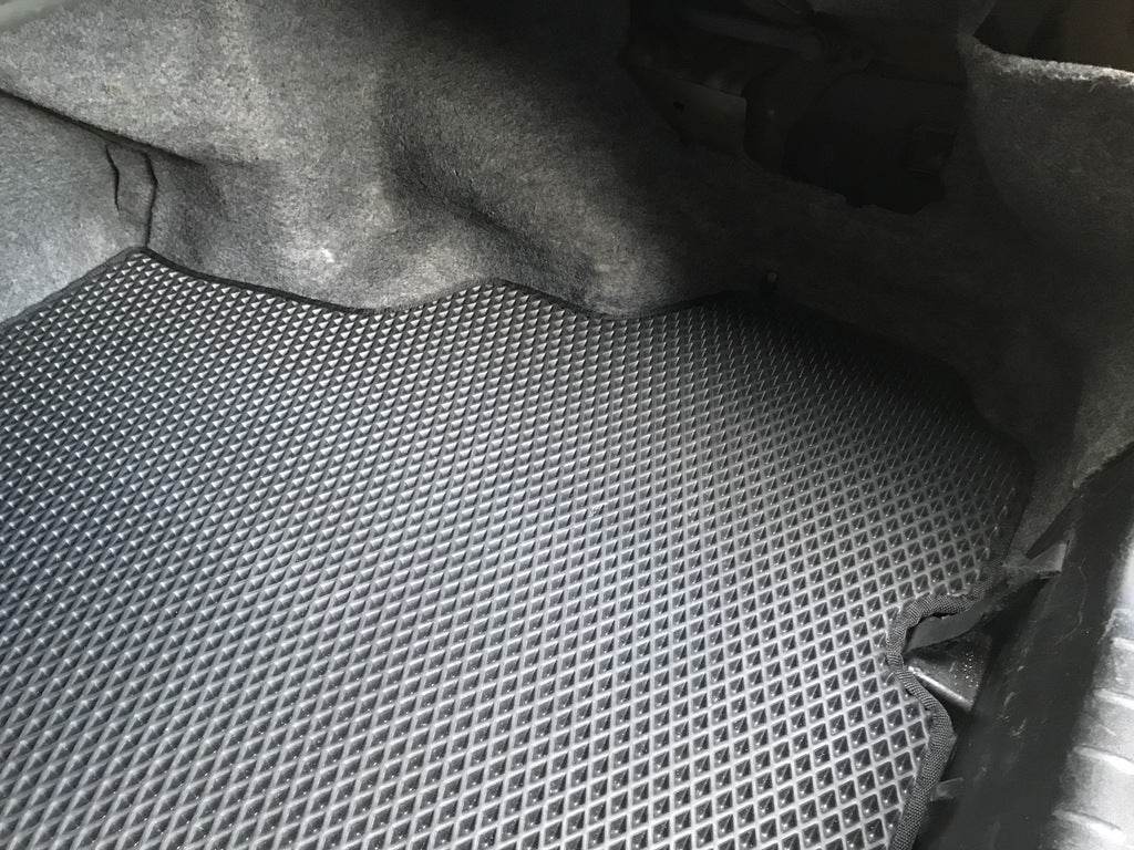 Trunk mat (EVA, black) for Mitsubishi Galant 2003-2012 - Reelken Auto