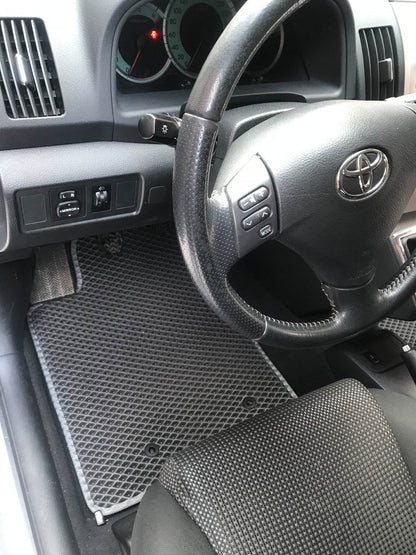EVA mats (black) for Toyota Corolla Verso 2004-2009 - Reelken Auto