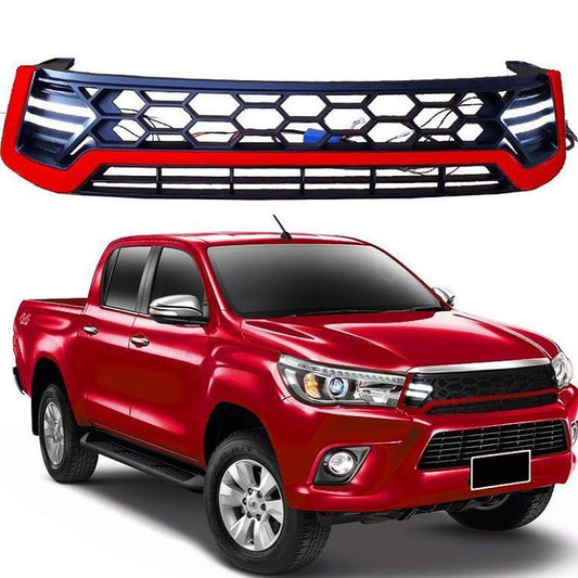 Front Grille with LED for Toyota Hilux 2015- - image 1