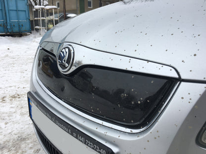 Winter grille cover (2007-2010, upper) for Skoda Fabia 2007-2014 - image 3