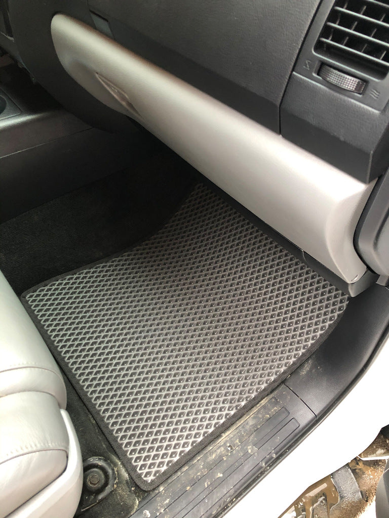 Polyurethane Floor Mats 3 Rows (EVA, Black) for Toyota Sequoia 2007-2022 - image 9