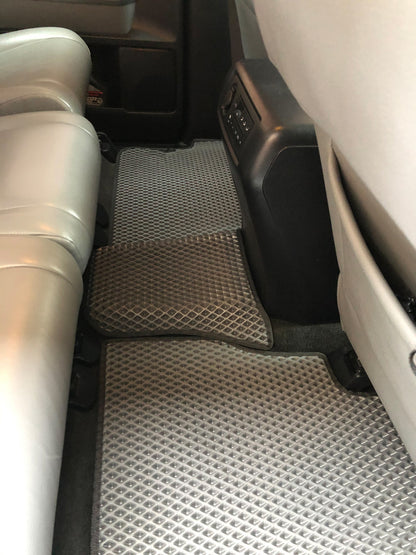 Polyurethane Floor Mats 3 Rows (EVA, Black) for Toyota Sequoia 2007-2022 - image 12