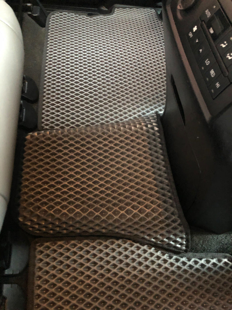 Polyurethane Floor Mats 3 Rows (EVA, Black) for Toyota Sequoia 2007-2022 - image 13