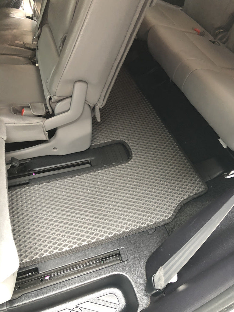 Polyurethane Floor Mats 3 Rows (EVA, Black) for Toyota Sequoia 2007-2022 - image 17