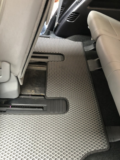 Polyurethane Floor Mats 3 Rows (EVA, Black) for Toyota Sequoia 2007-2022 - image 5