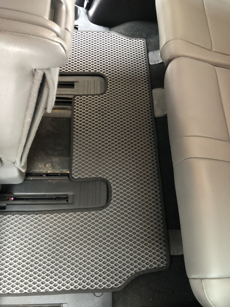 Polyurethane Floor Mats 3 Rows (EVA, Black) for Toyota Sequoia 2007-2022 - image 18