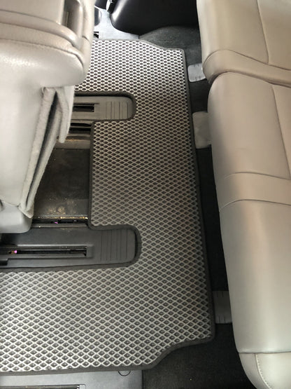 Polyurethane Floor Mats 3 Rows (EVA, Black) for Toyota Sequoia 2007-2022 - image 18