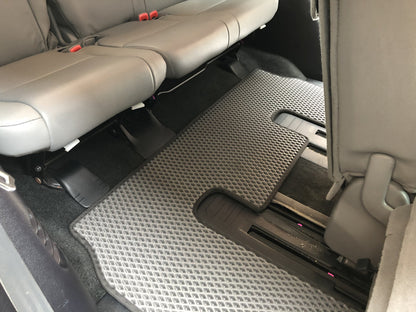 Polyurethane Floor Mats 3 Rows (EVA, Black) for Toyota Sequoia 2007-2022 - image 19