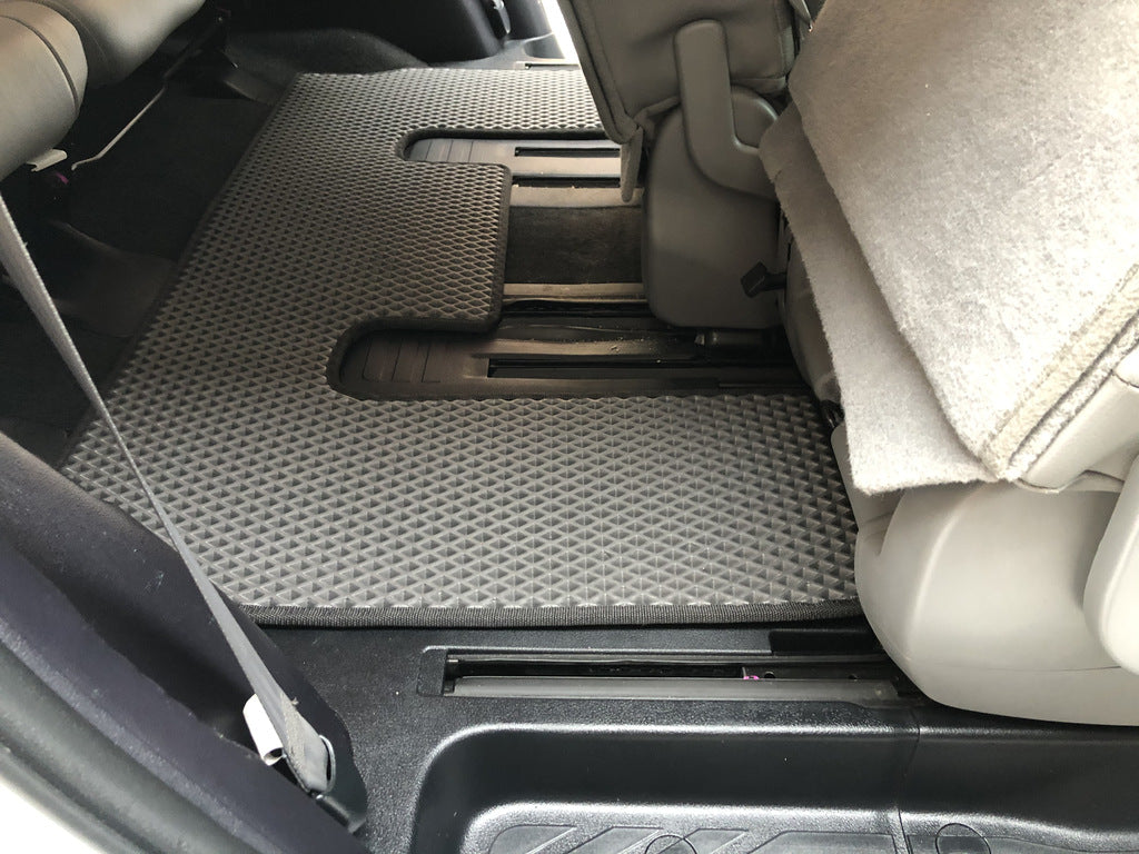 Polyurethane Floor Mats 3 Rows (EVA, Black) for Toyota Sequoia 2007-2022 - image 20