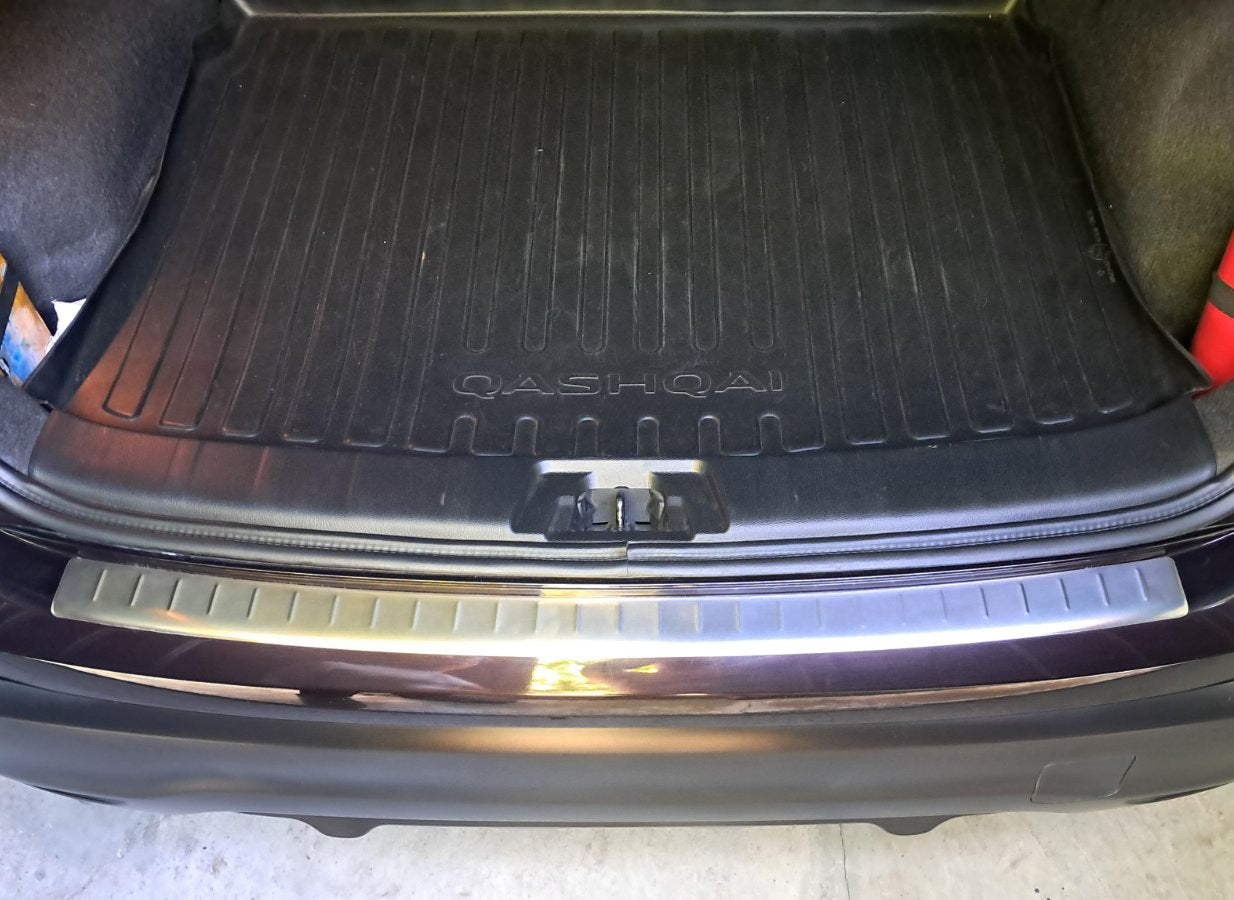 Rear Bumper Protector OmsaLine (2014-2017, Stainless Steel) for Nissan Qashqai 2014-2021 - image 8