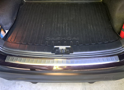 Rear Bumper Protector OmsaLine (2014-2017, Stainless Steel) for Nissan Qashqai 2014-2021 - image 8