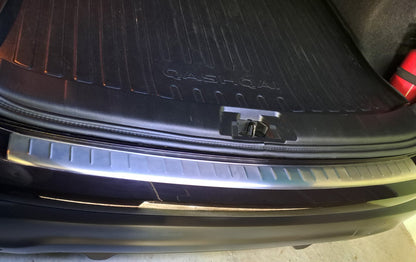 Rear Bumper Protector OmsaLine (2014-2017, Stainless Steel) for Nissan Qashqai 2014-2021 - image 7