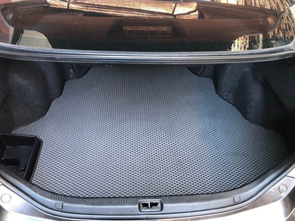 Trunk mat (EVA, black) for Toyota Camry 2006-2011 - Reelken Auto