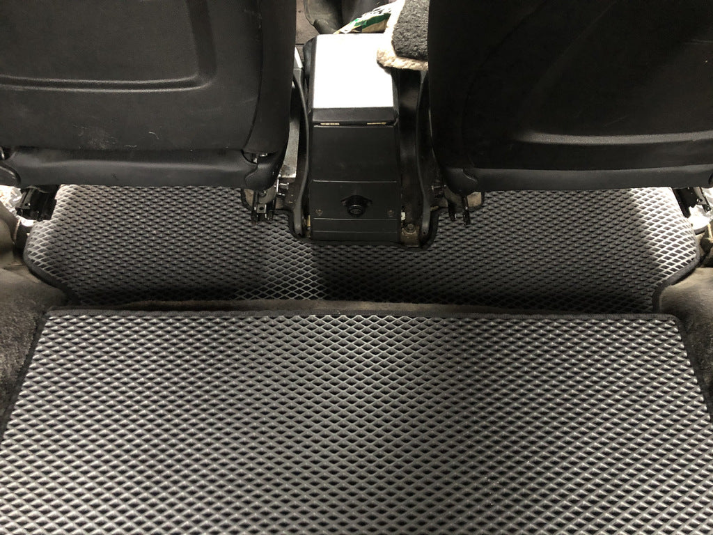 Trunk mat without rear seats (EVA, Black) for Toyota Land Cruiser 70 1984- - image 5