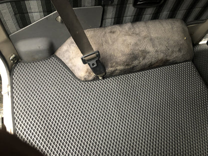 Trunk mat without rear seats (EVA, Black) for Toyota Land Cruiser 70 1984- - image 4