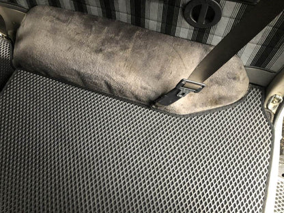Trunk mat without rear seats (EVA, black) for Toyota Land Cruiser 70 - Reelken Auto