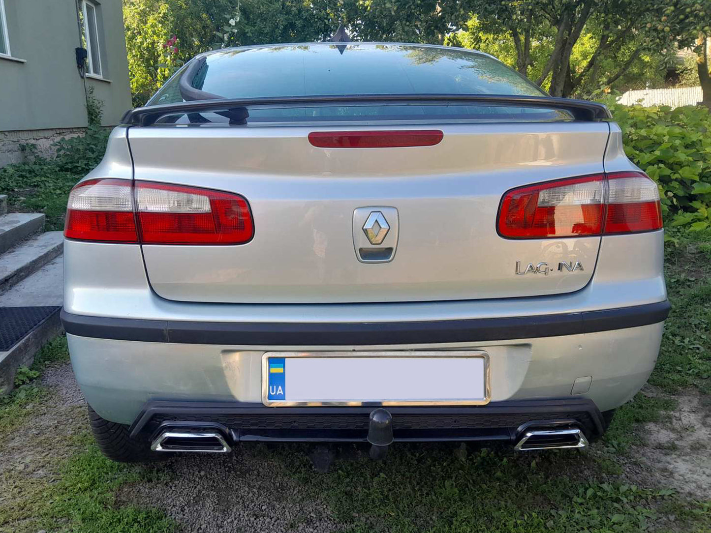 Universal Rear Diffuser DPT V-2 (ABS) (Gloss Black) - image 5