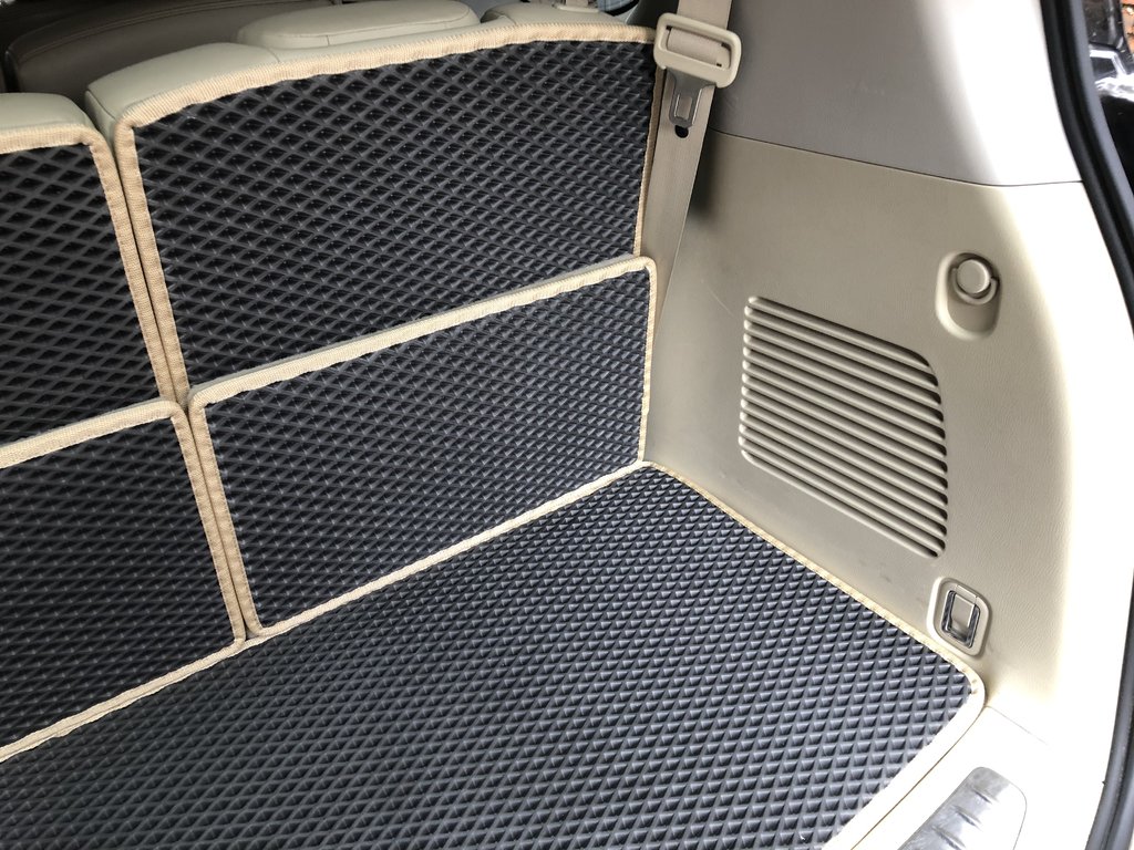 Trunk Mat 5-piece (EVA, Black) for Nissan Armada 2016-2024 - image 3