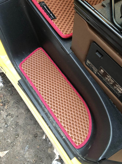 Polyurethane door sills (3 pcs, EVA, brick) for Mercedes Sprinter W907/W910 2018↗ - Reelken Auto