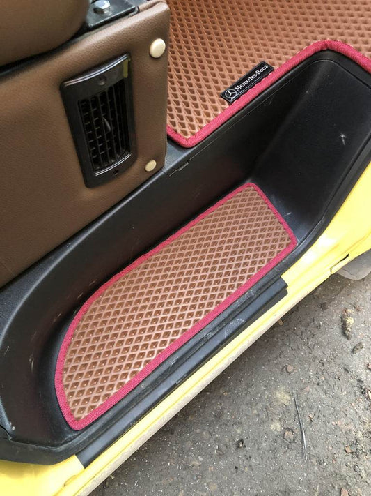 Polyurethane door sills (3 pcs, EVA, brick) for Mercedes Sprinter W907/W910 2018↗ - Reelken Auto