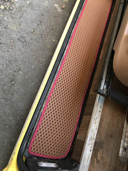 Polyurethane door sills (3 pcs, EVA, brick) for Mercedes Sprinter W907/W910 2018↗ - Reelken Auto