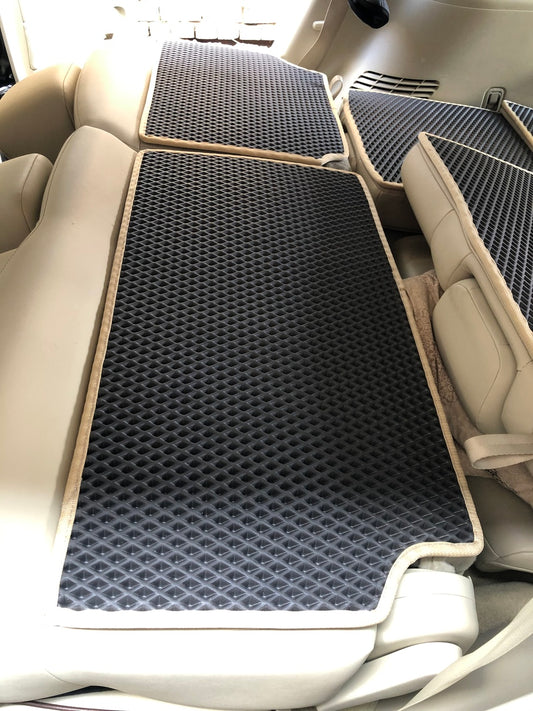 Rear Seat Top Cover Mat (EVA, Black) for Nissan Patrol Y62 2010-2024 - image 1