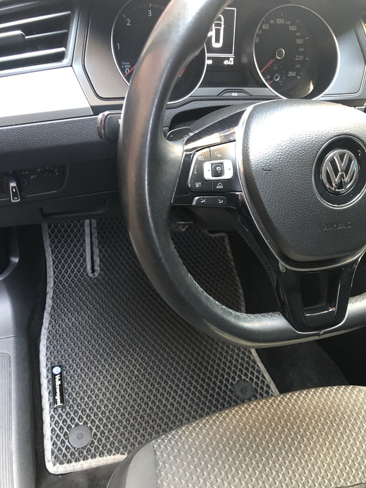 EVA Floor Mats (EU, Black) for Volkswagen Passat B8 2015-2023 - image 2