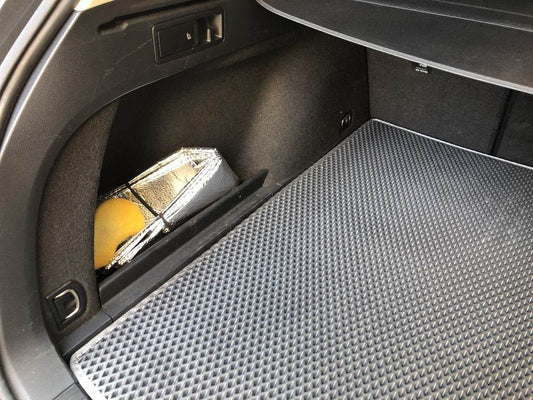 Trunk mat (EVA, black) SW for Volkswagen Passat B8 2015-2023 - Reelken Auto