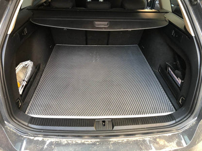 Trunk mat (EVA, black) SW for Volkswagen Passat B8 2015-2023 - Reelken Auto