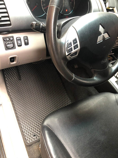 EVA mats (black) for Mitsubishi Pajero Sport 2008-2015 - Reelken Auto