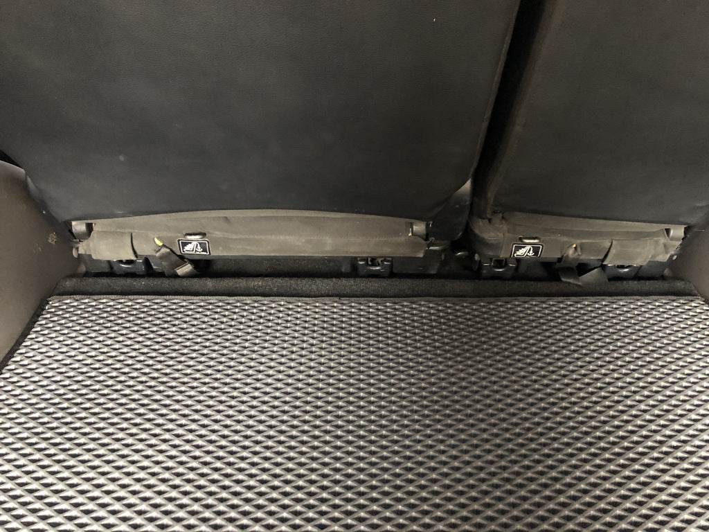 Trunk mat (EVA, black) for Mitsubishi Pajero Sport 2008-2015 - Reelken Auto