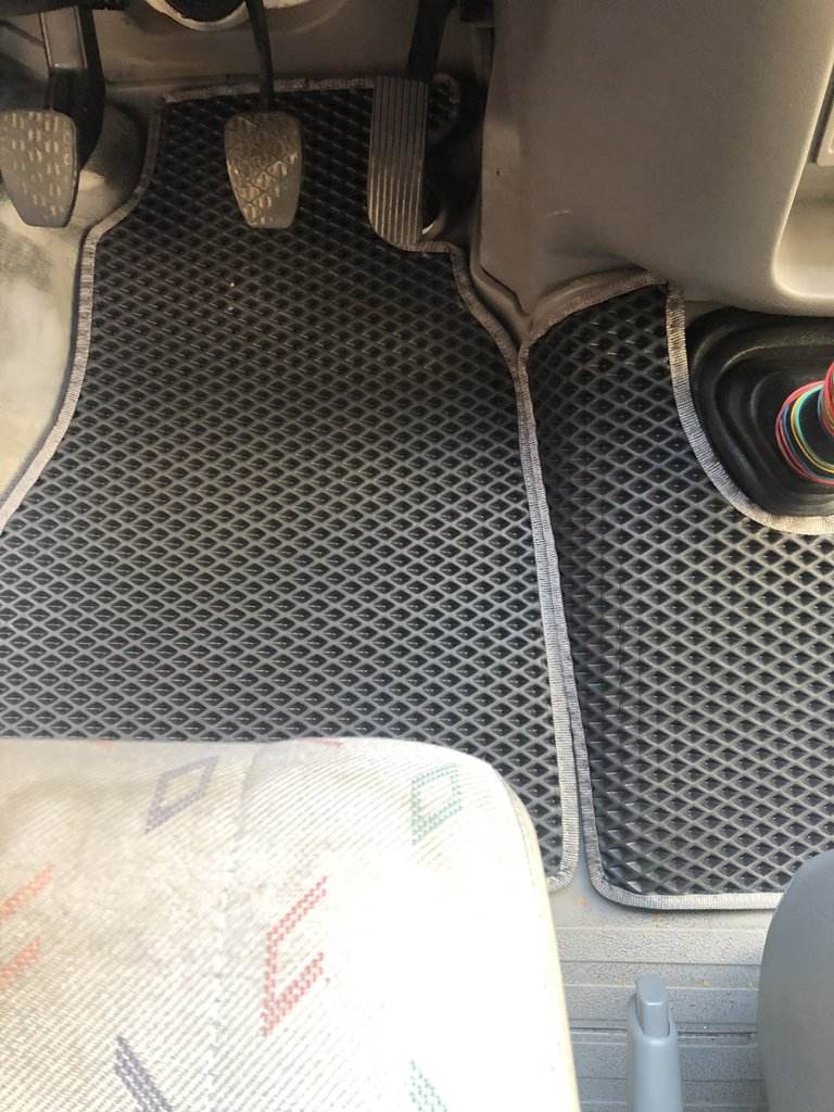 EVA mats (black) for Volkswagen LT 1995-2006 - Reelken Auto