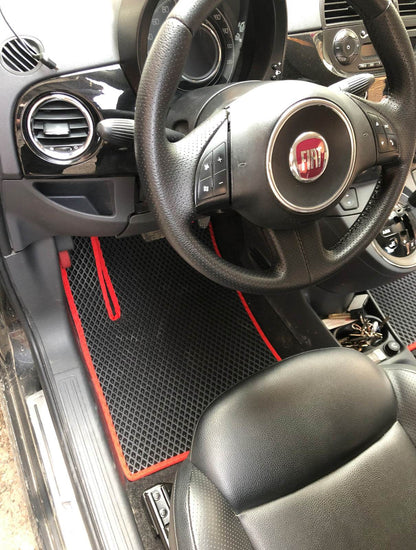 EVA mats (for 500, black) for Fiat 500/500L - Reelken Auto