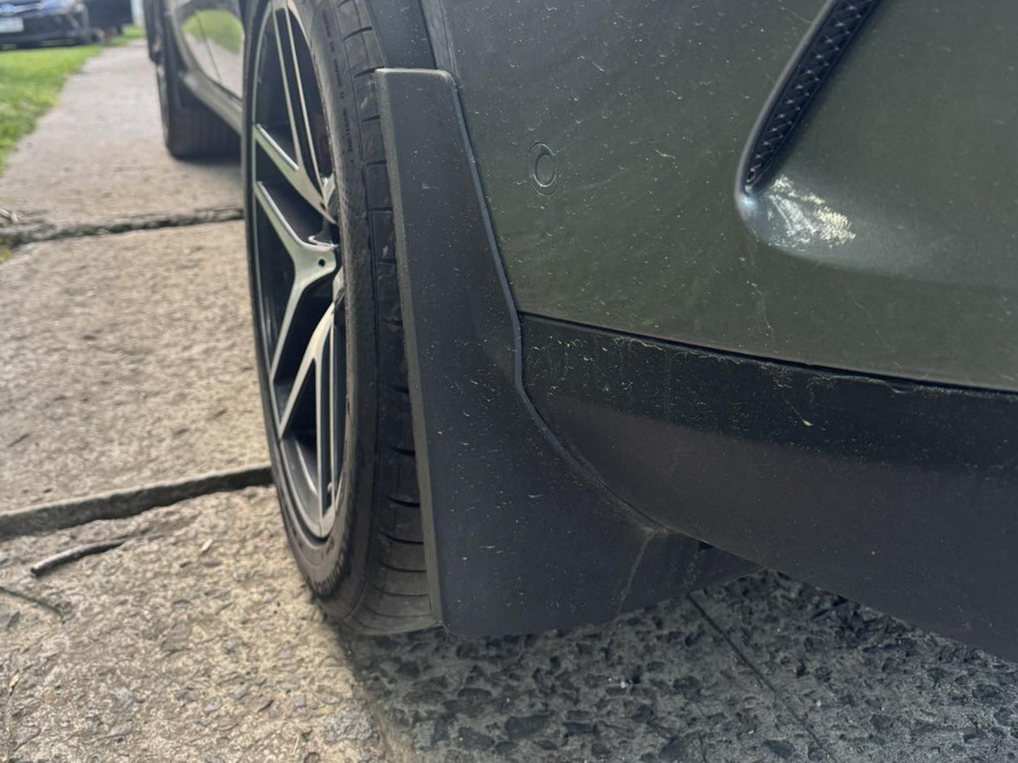 Premium Mud Flaps without Side Skirts (4 pcs) for Mercedes GLE coupe C292 2015-2019 - image 8