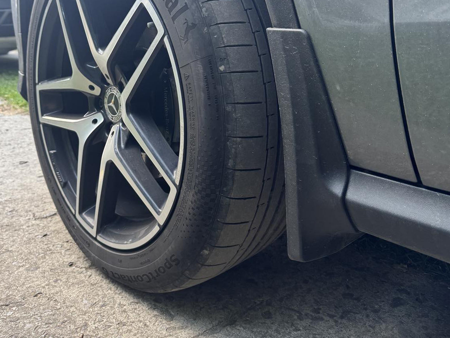 Premium Mud Flaps without Side Skirts (4 pcs) for Mercedes GLE coupe C292 2015-2019 - image 7