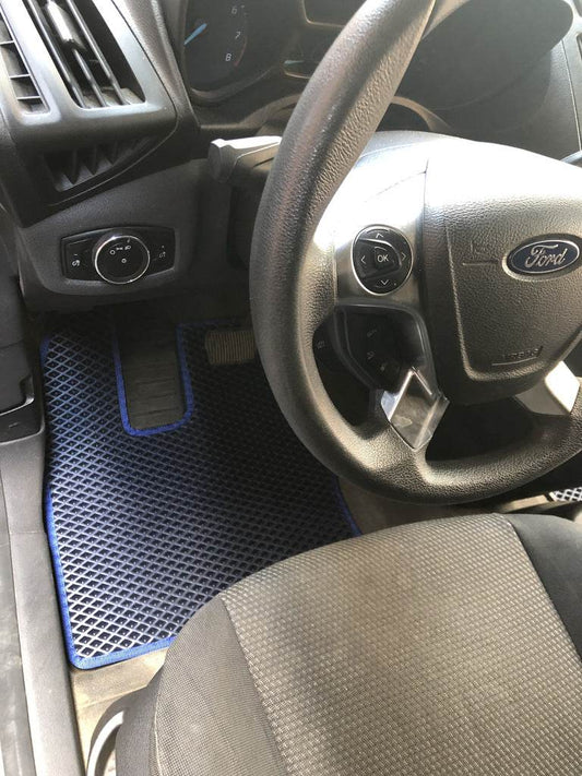 EVA floor mats (automatic, black) for Ford Connect 2014-2021 - Reelken Auto
