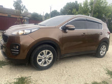 Window Deflectors with Chrome Trim Niken Luxury (4 pcs) for Kia Sportage 2015-2021 - image 1