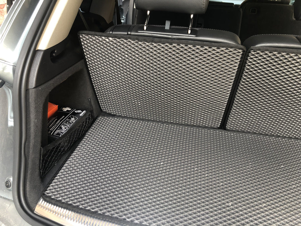 Trunk mat 3-piece (EVA, Black) (7 seats) for Audi Q7 2005-2015 - image 4
