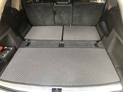 Trunk mat 3-piece (EVA, Black) (7 seats) for Audi Q7 2005-2015 - image 2