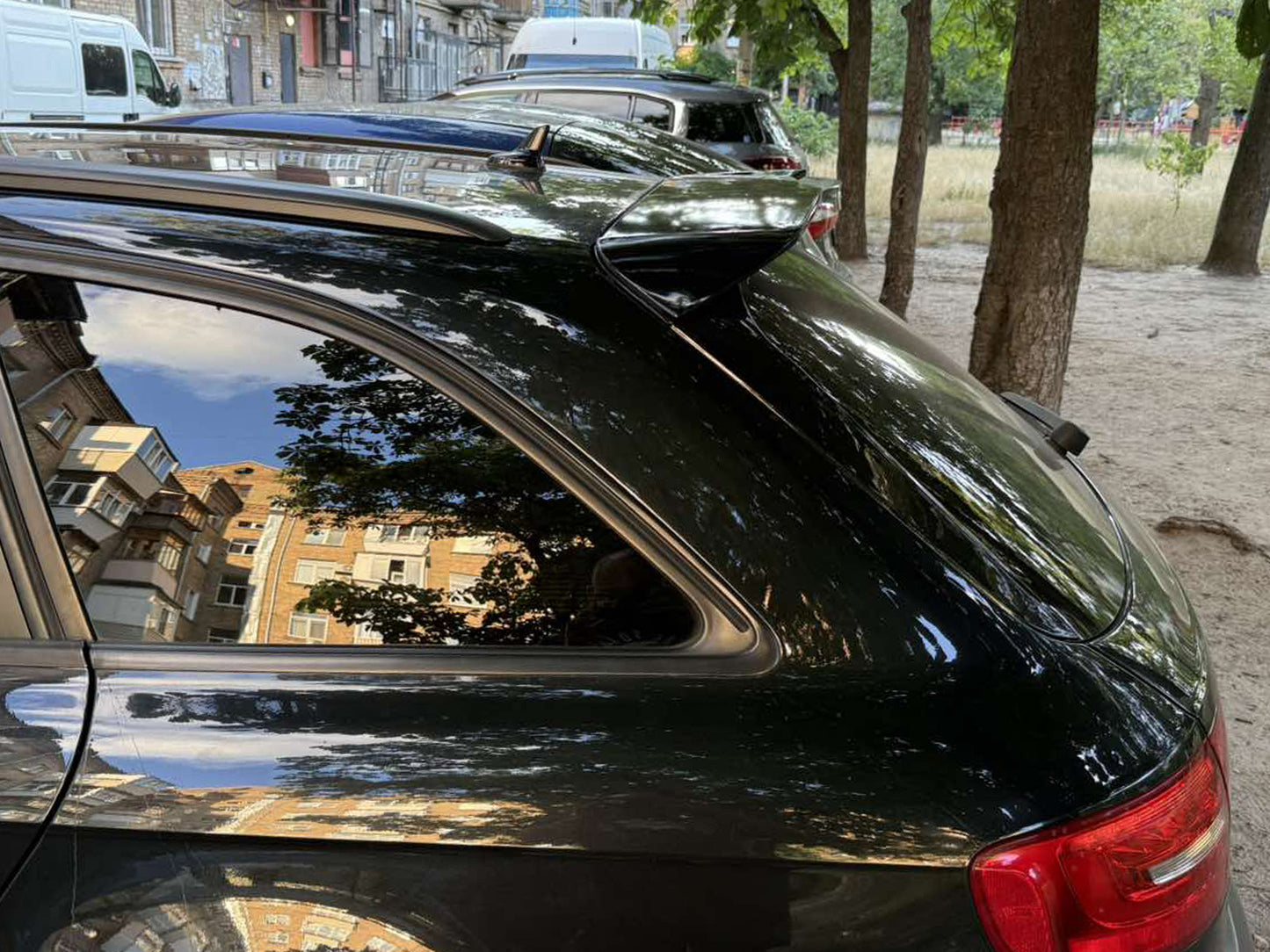 Spoiler DPT V2 (SW, Gloss Black) for Audi A4 B8 2007-2015 - image 9