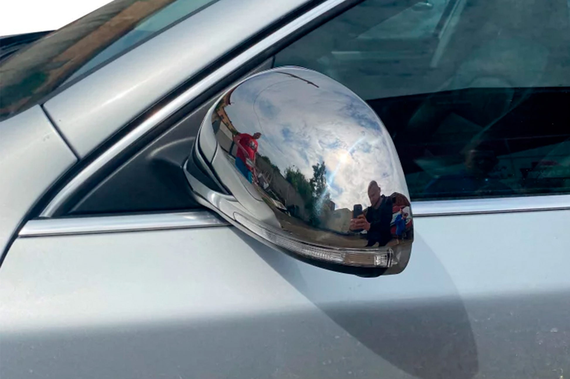 Mirror Covers (2 pcs, Stainless Steel) for Skoda Octavia II A5 2010-2013 - image 3