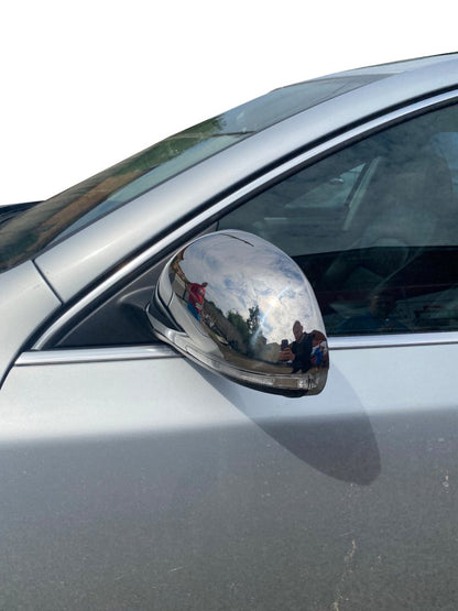 Mirror Covers (2 pcs, Stainless Steel) for Skoda Octavia II A5 2010-2013 - image 2