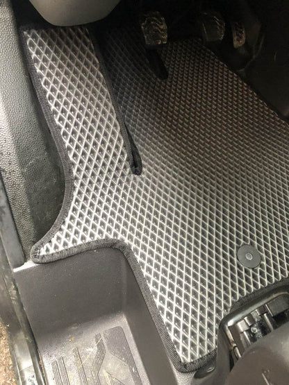 EVA floor mats (Front, black) for Ford Custom 2013-2022 - Reelken Auto